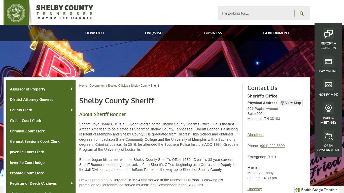Shelby County Sheriff | Shelby County, TN - Official Website